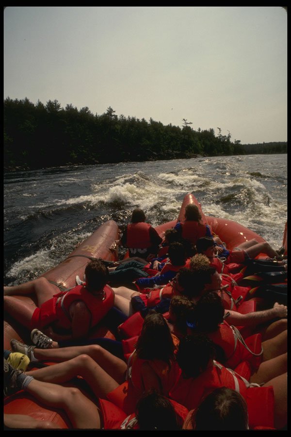 315038 Motor Raft, Ottawa River A4 Photo Print