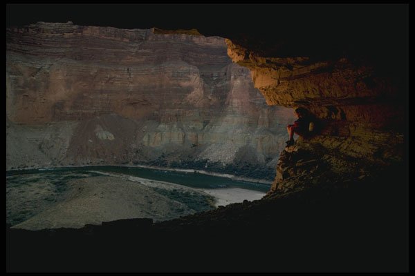 315089 View Of Colorado River From Cave, Grand Canyon A4 Photo Print