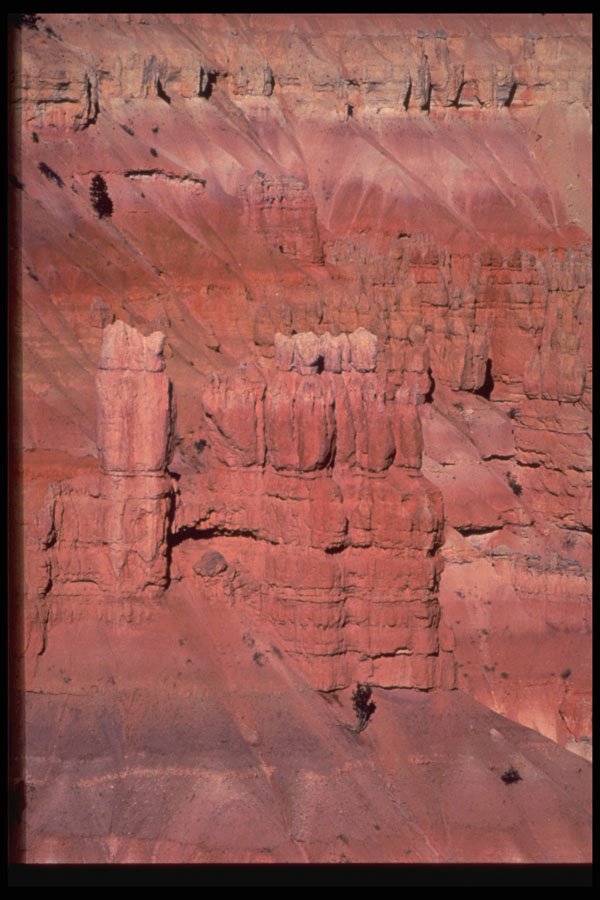 316048 Pink Cliffs A4 Photo Print