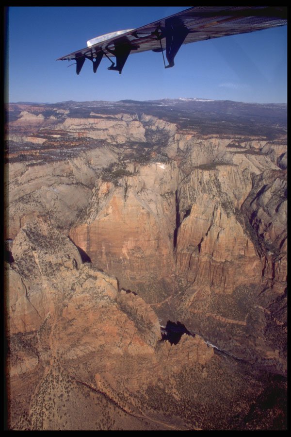 316064 Canyon Entrance From The Air A4 Photo Print