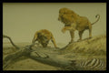 319030 Me First, Lions A4 Photo Print
