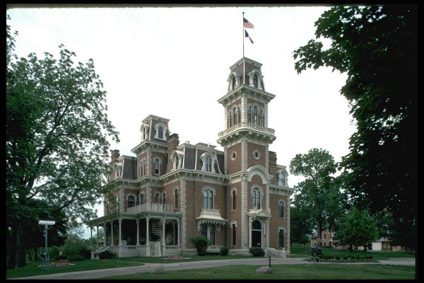 320014 Allen Hubbell House, Des Moines, IA, 1869 A4 Photo Print
