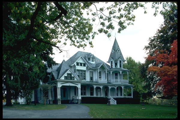 320015 Merriam House, Newton, NJ, 1885 A4 Photo Print