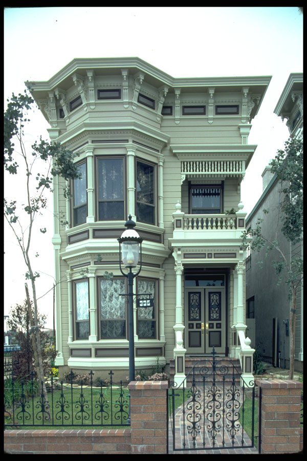320080 Townhouse, Long Beach, CA A4 Photo Print