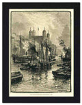 3216H tower of london 2 Vintage Advert A4 Photo Print