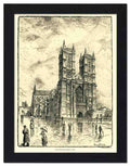 3217H westminster abbey london 2 Vintage Advert A4 Photo Print