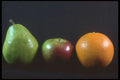 322006 Pear, Apple And Orange A4 Photo Print