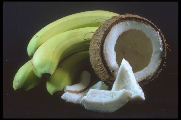 322049 Banana Coconut A4 Photo Print