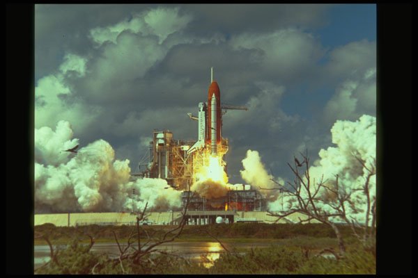 323001 Shuttle Launch A4 Photo Print