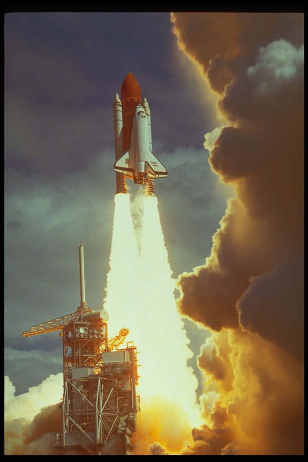 323005 Shuttle Launch A4 Photo Print