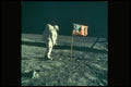 323014 Flag On The Moon A4 Photo Print