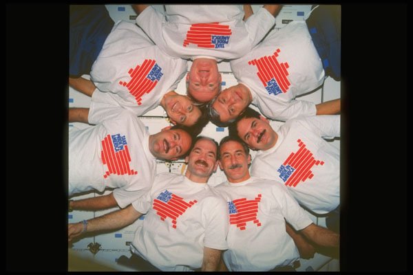323023 Shuttle Crew A4 Photo Print