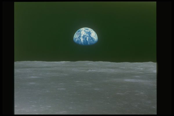 323034 View Of The Earth From The Moon A4 Photo Print