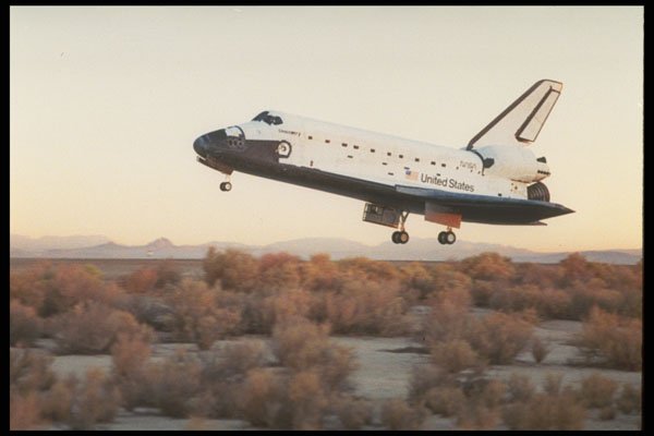 323040 Shuttle Before Landing A4 Photo Print