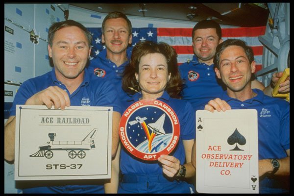 323047 Shuttle Crew A4 Photo Print