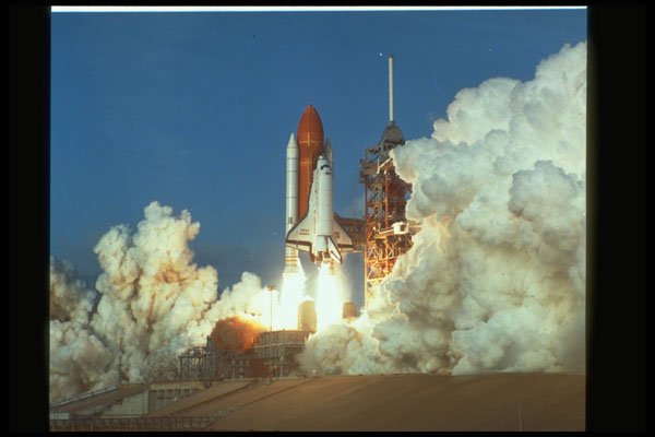 323055 Shuttle Launch A4 Photo Print