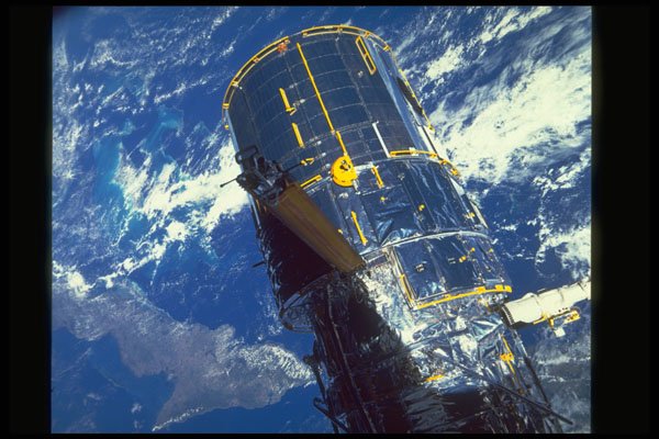 323076 Satellite In Space A4 Photo Print
