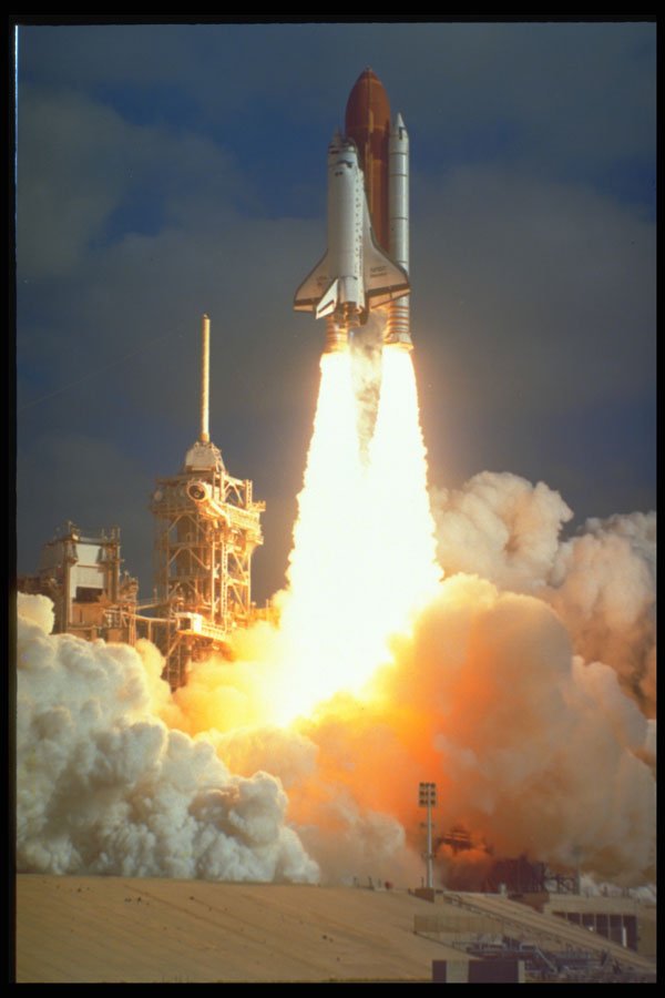 323099 Night Launch A4 Photo Print
