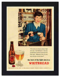 3235 whitbread pale ale barmaid 2 Vintage Advert A4 Photo Print