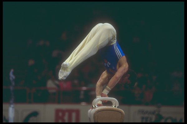 324003 Gymnast On Vaulting Horse A4 Photo Print