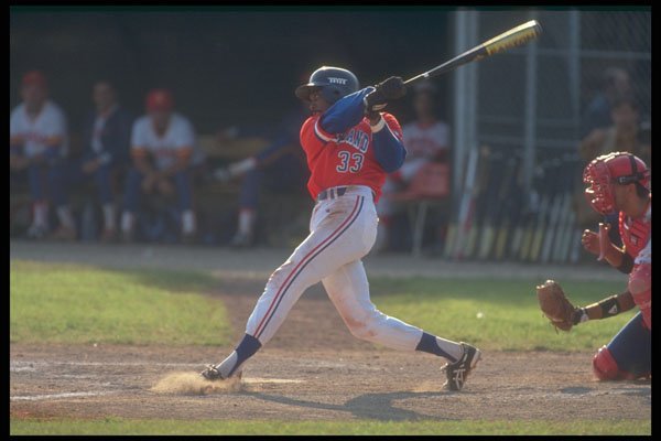 324005 Baseball Player A4 Photo Print