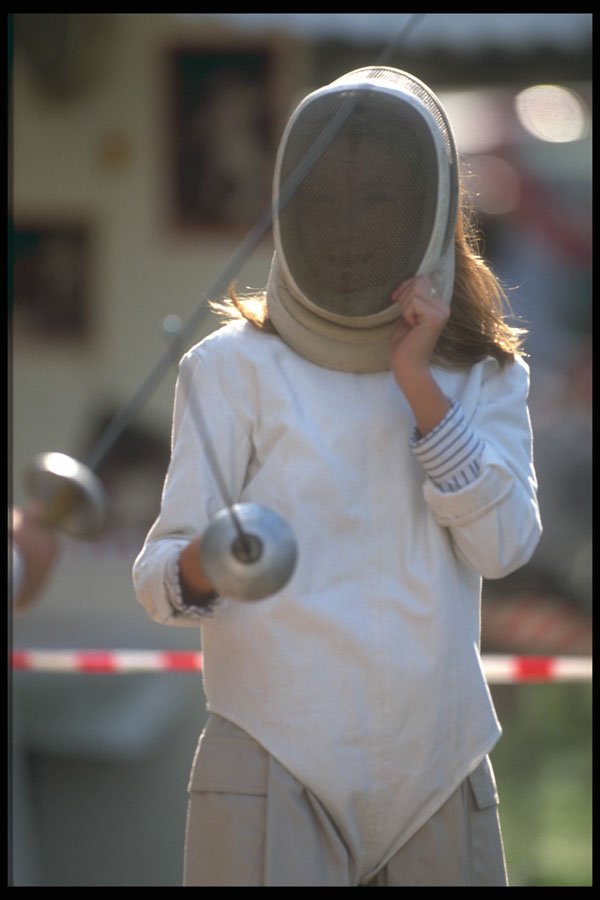 324006 Fencer A4 Photo Print
