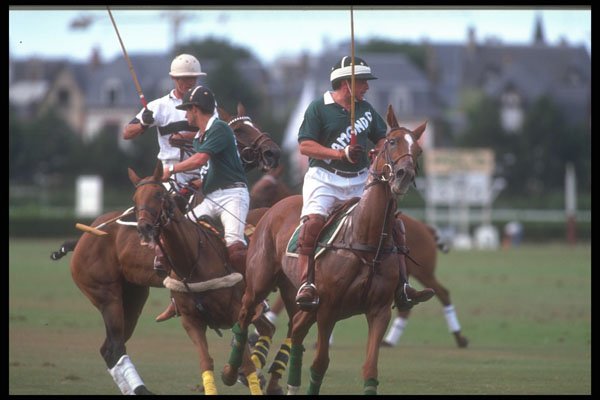324009 Polo Players A4 Photo Print