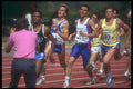324026 Track Runners A4 Photo Print