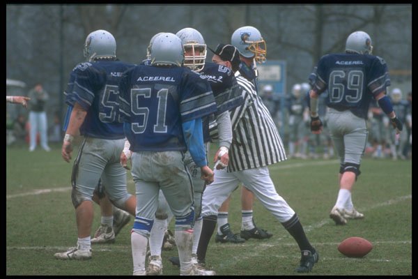 324029 American Football Players A4 Photo Print