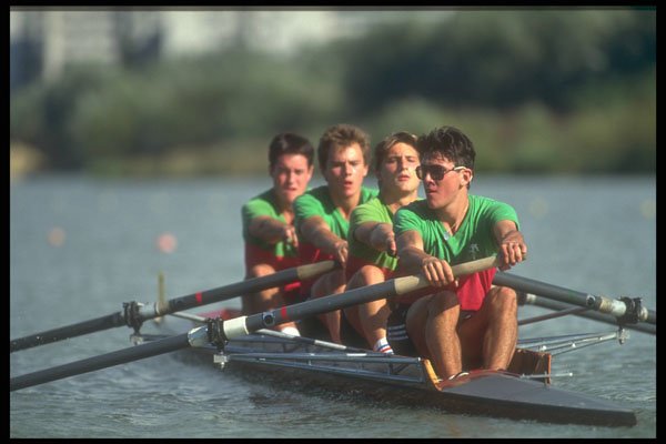 324036 Rowers A4 Photo Print