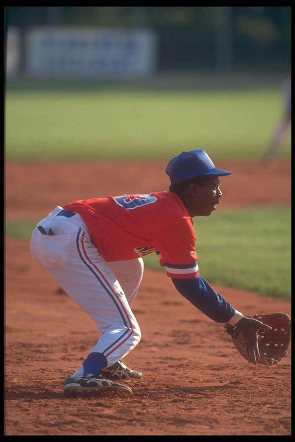 324039 Baseball Player A4 Photo Print