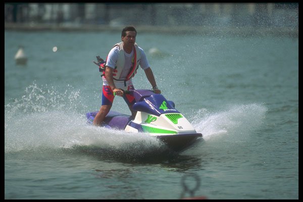 324048 Jet skier A4 Photo Print