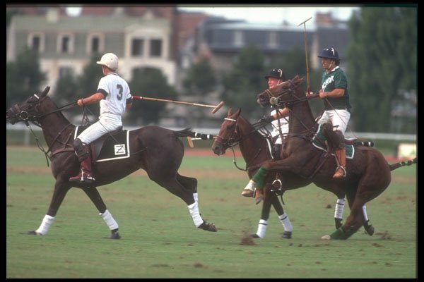 324081 Polo Players A4 Photo Print