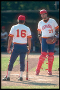 324097 Baseball players A4 Photo Print
