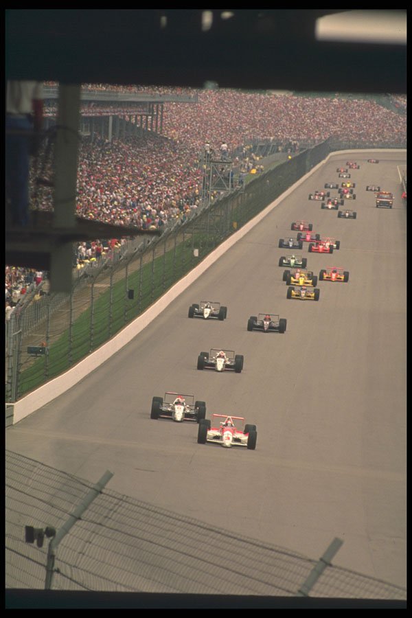 325021 Lap One, 1991 Indy 500 A4 Photo Print