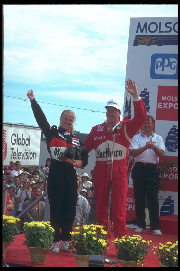 325027 Mr. & Mrs. Paul Tracy, Toronto Indy A4 Photo Print