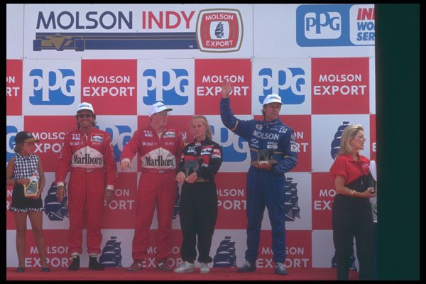 325028 Mr. & Mrs. Paul Tracy, Toronto Indy A4 Photo Print