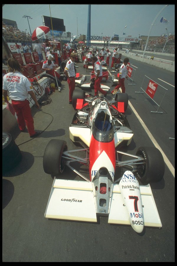 325036 Emerson Fittipaldi, Pit Stop, Toronto Indy A4 Photo Print