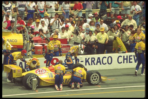 325040 Bobby Rahal, Pit Stop, Indy 500 A4 Photo Print