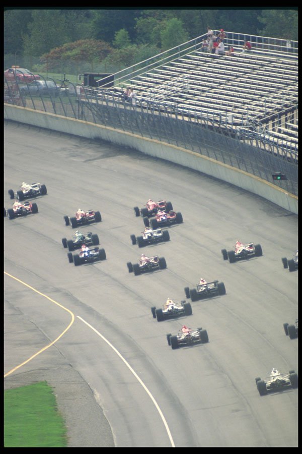 325043 Michigan 500 Start, Rear Shot A4 Photo Print