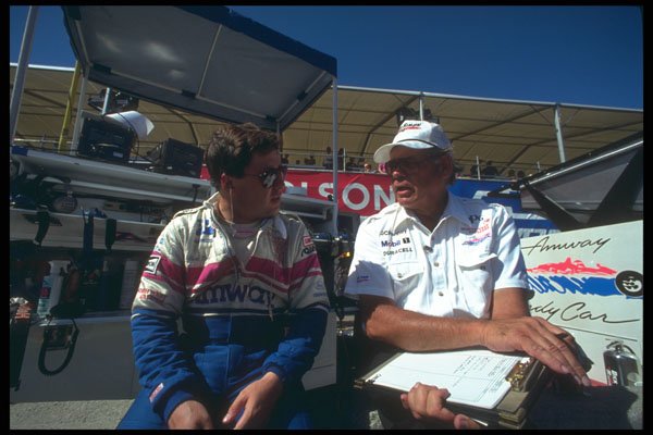 325050 Scott Brayton And Engineer, Toronto Indy A4 Photo Print