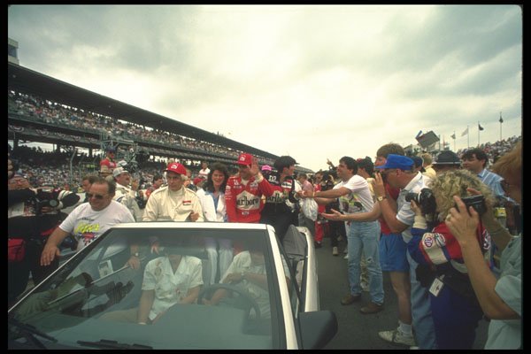 325080 Mears Family After Victory, 1991 Indy 500 A4 Photo Print