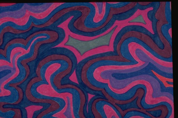 327090 Purple Swirl A4 Photo Print