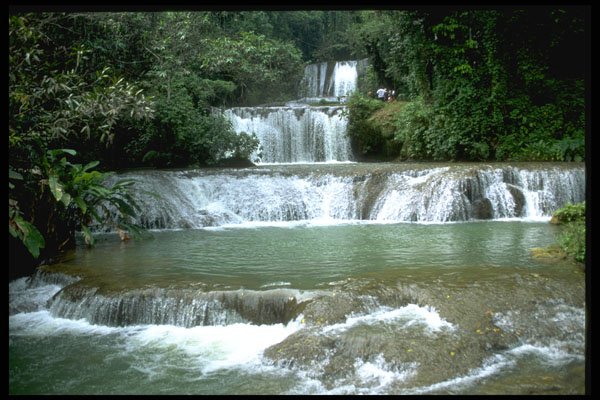 328009 YS Falls Near Negril A4 Photo Print