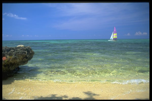 328033 Hobie Cat, Negril A4 Photo Print