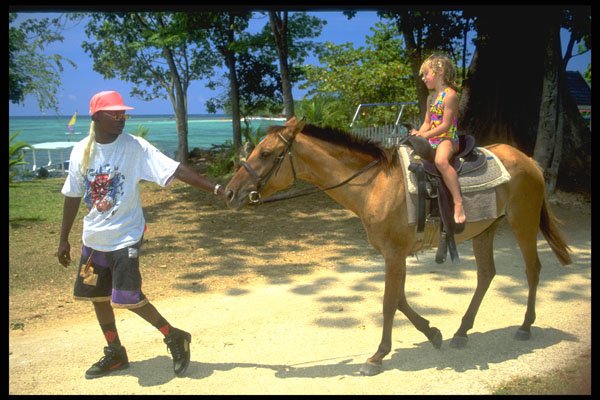 328042 First Ride, Point Village, Negril A4 Photo Print