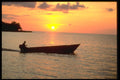 328066 Fisherman Heading In, Negril A4 Photo Print
