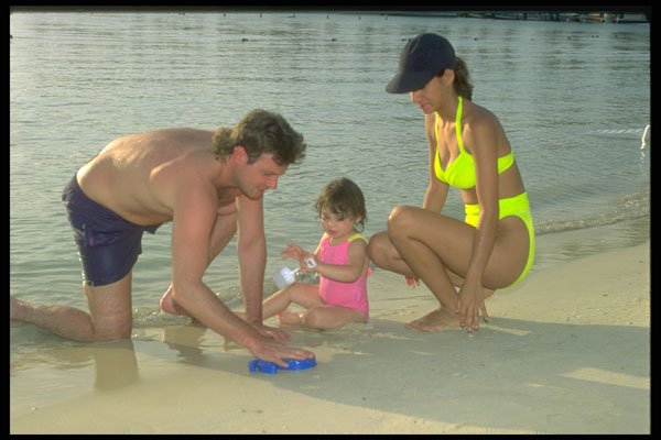 328071 Sand Castle Building Lesson, Ocho Rios A4 Photo Print