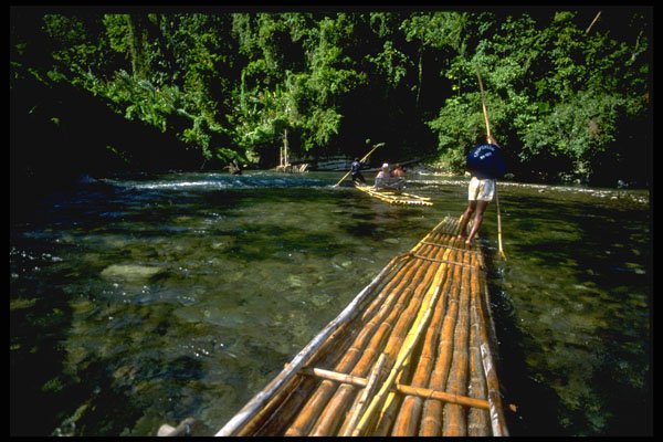 328074 Making A Turn, Rio Grande River Near Port Antonio A4 Photo Print