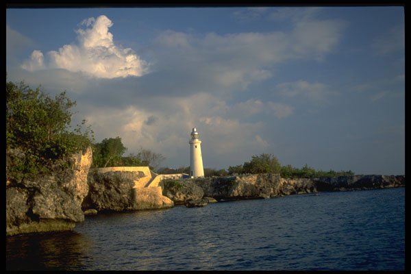 328085 Lighthouse, Negril A4 Photo Print